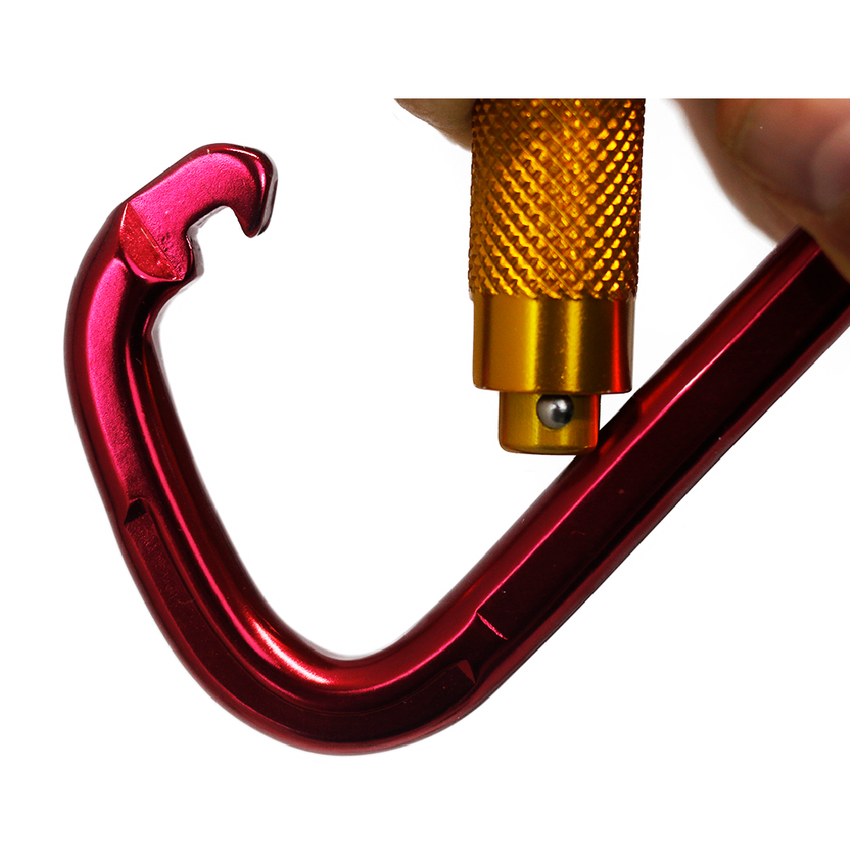 Mosquetón 707 de aluminio - doble seguro