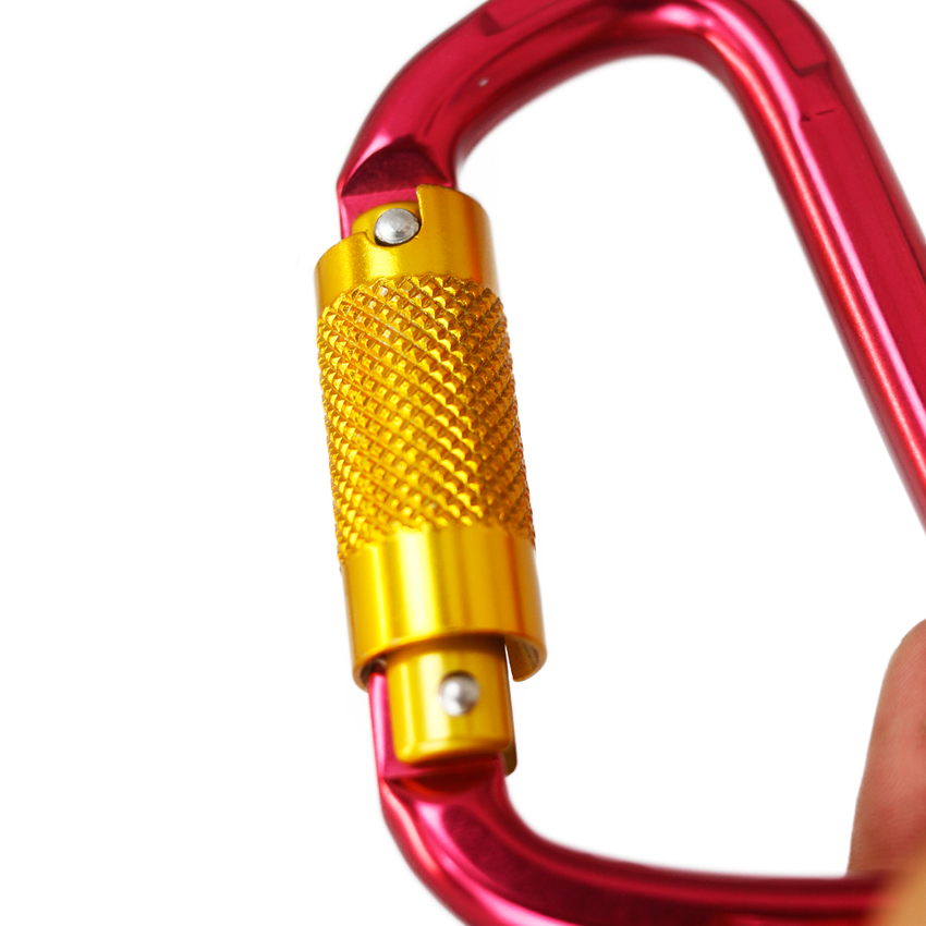 Mosquetón 707 de aluminio - doble seguro