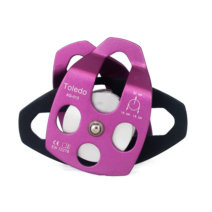 Polea Doble 109 en aluminio - abatible