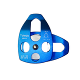 Polea sencilla en aluminio abatible