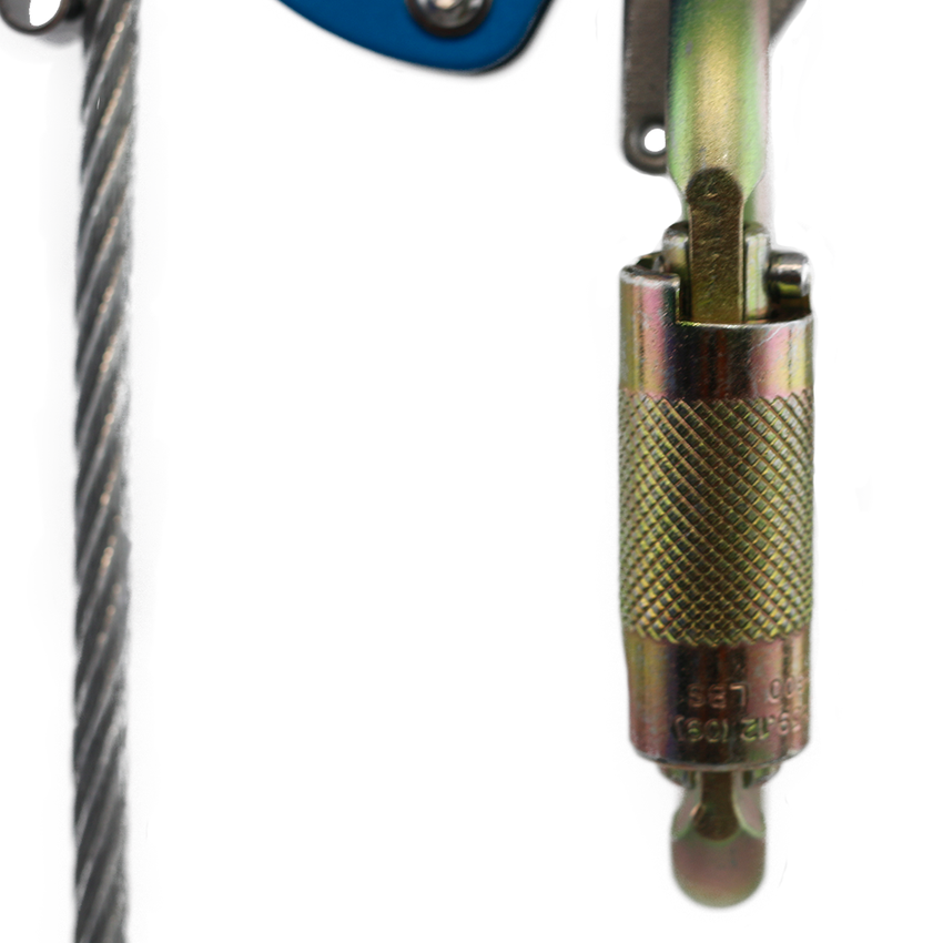 Arrestador para línea de vida de acero 490ARRLAC/Mosquetón - COD 82